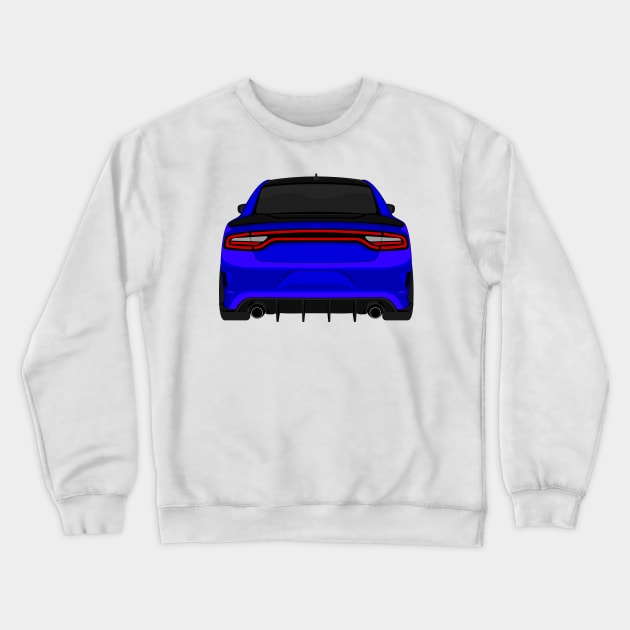 DODGE CHARGER DARK-BLUE Crewneck Sweatshirt by VENZ0LIC